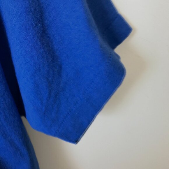 Vintage 80s 7-Eleven Ticket Quik T-Shirt M Blue Screen Stars Single Stitch - Picture 5 of 15